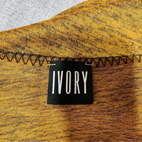 V-Neck Button Up Sweater with Elbow Patches Large - Picture 7 of 8